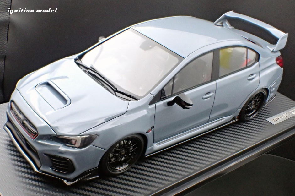 ignition model IG3612 1/18 SUBARU WRX CBA-VAB STI Gray Khaki Model
