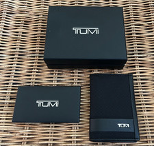 Brand New Tumi Black Alpha Multi Window Card Case Wallet w/Gift Box