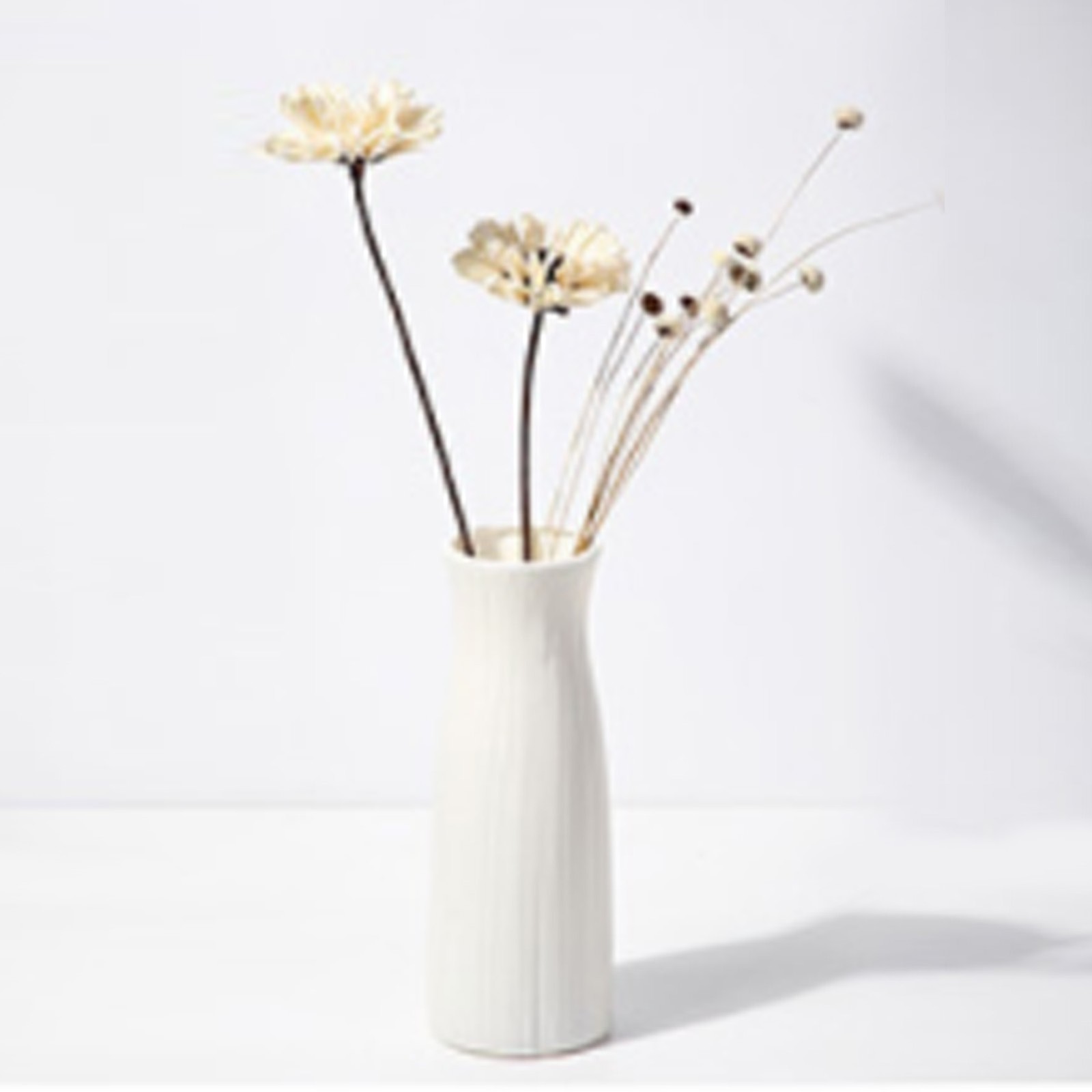 Flower Vase Nordic Style Simulated Flower Vase Decor For Living Room Dining Room