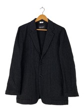 COMME des GARCONS HOMME DEUX Herringbone Tailored Jacket M Wool Gray DT-J054