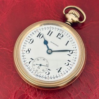 Orologio da tasca vintage 1913 E. Howard 16s/21j modello E serie 11 GF funzionante