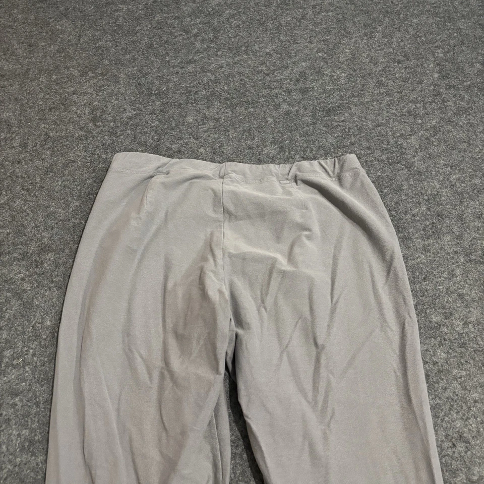 Pantalones Eileen Fisher Talla Mediana Pull On Viscosa Nylon Informales Elastizados Foto 4 de 4