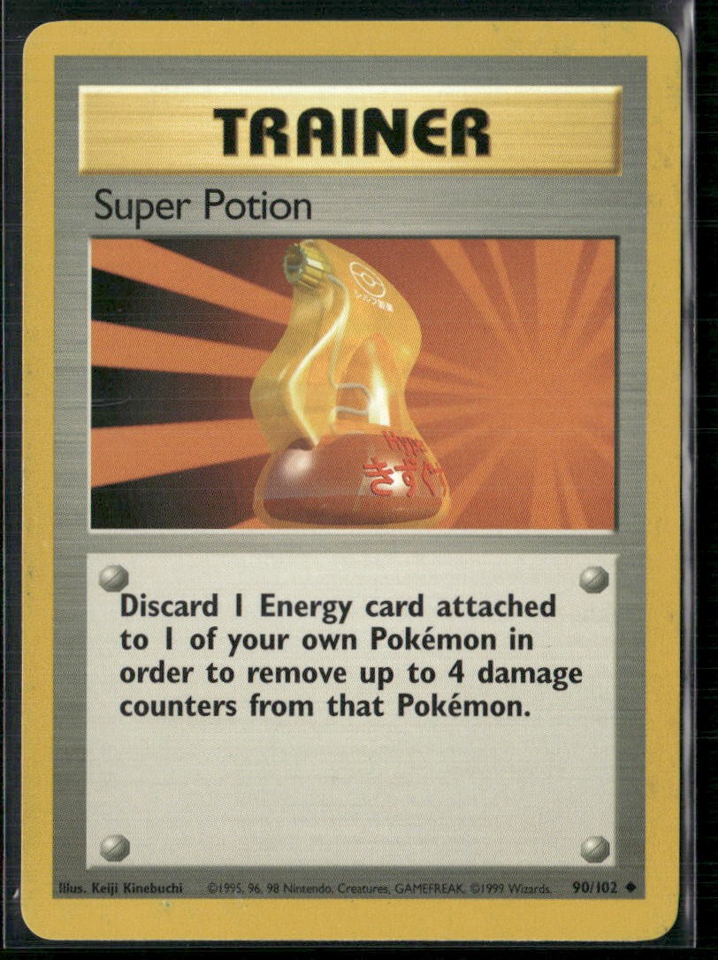 Super Potion Uncommon Base Set 090/102 MP