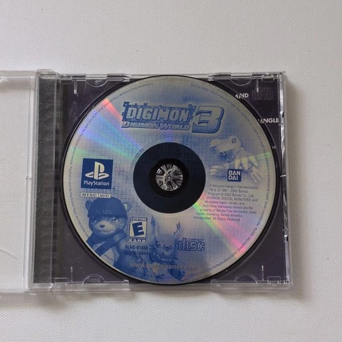 Bandai Digimon World 3 Role Playing PlayStation 1 NTSC-U/C Game 2002