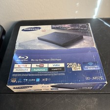 Samsung BD-JM57C Blu-ray DVD Player, 250 Apps, Full HD 1080p, WirelessLAN Sealed