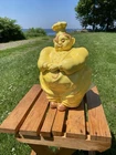 Vtg Cookie Jar Chef Pierre Red Wing Yellow Pottery Collectible 1940 - 50's EUC