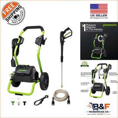 #ad Versatile 2000 PSI Pressure Washer Soap Siphon amp; GFCI Power Cord Included $183.14
