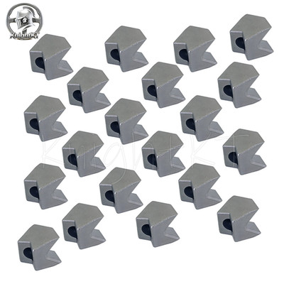 For Cubit Fecon Cubit Fecon Steel Set of 20 Reversible Knife Teeth Replacement