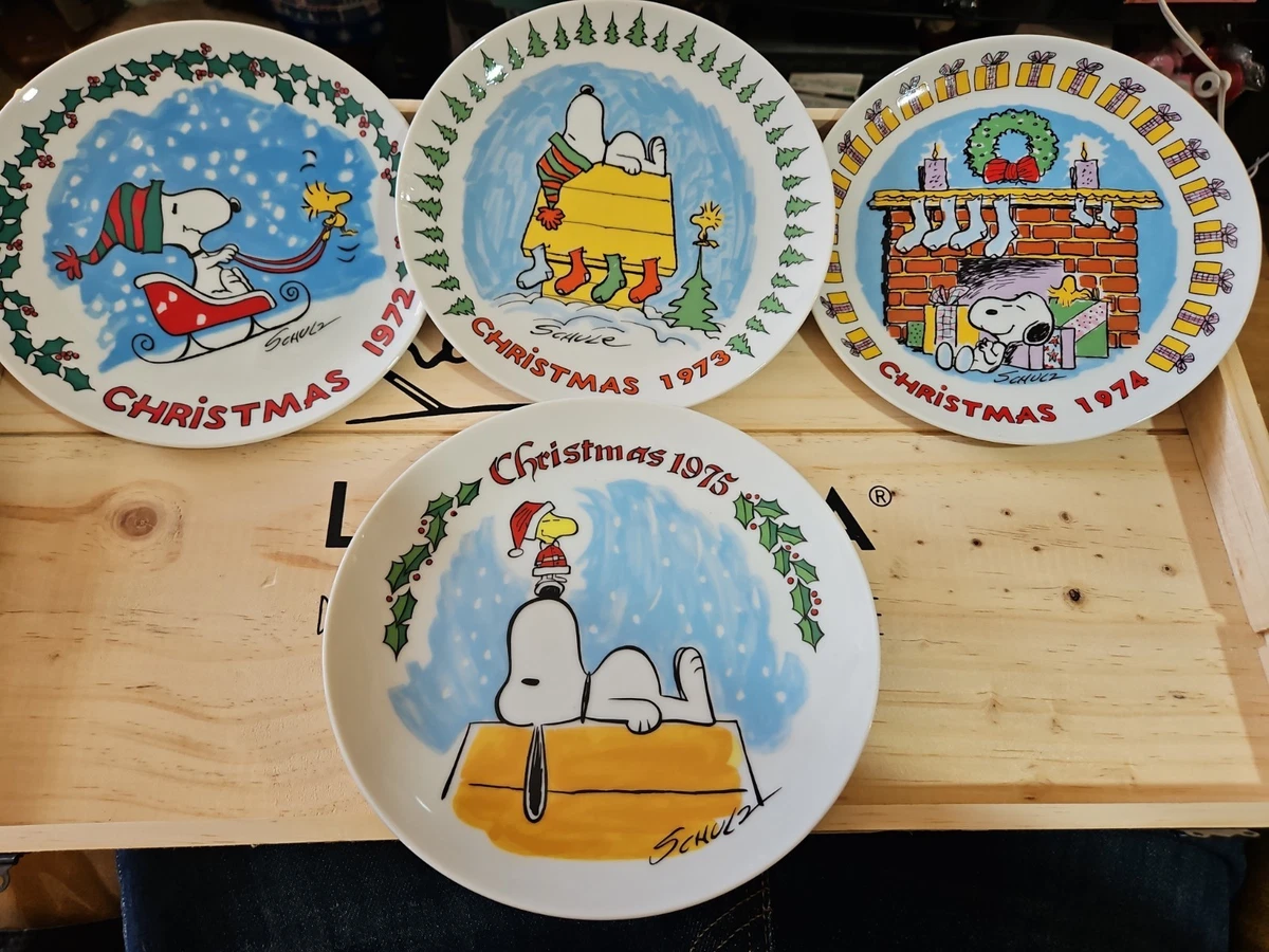 Peanuts Christmas Plate In Schmid Collectibles for sale | eBay
