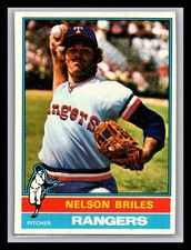 Nelson Briles Texas Rangers 1976 Topps #569