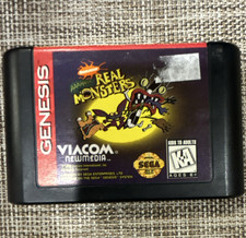 Viacom New Media Aaahh!!! Real Monsters (Sega Genesis) KA Game Cartridge Only