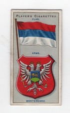 John Player Countries Arms and Flags 1906. Montenegro