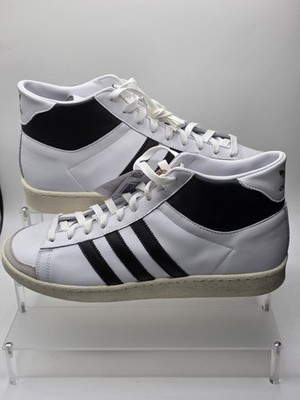 ADIDAS JABBAR HI_WHITE/BLACK JI3445-Size 13 Mens NEW/No Box