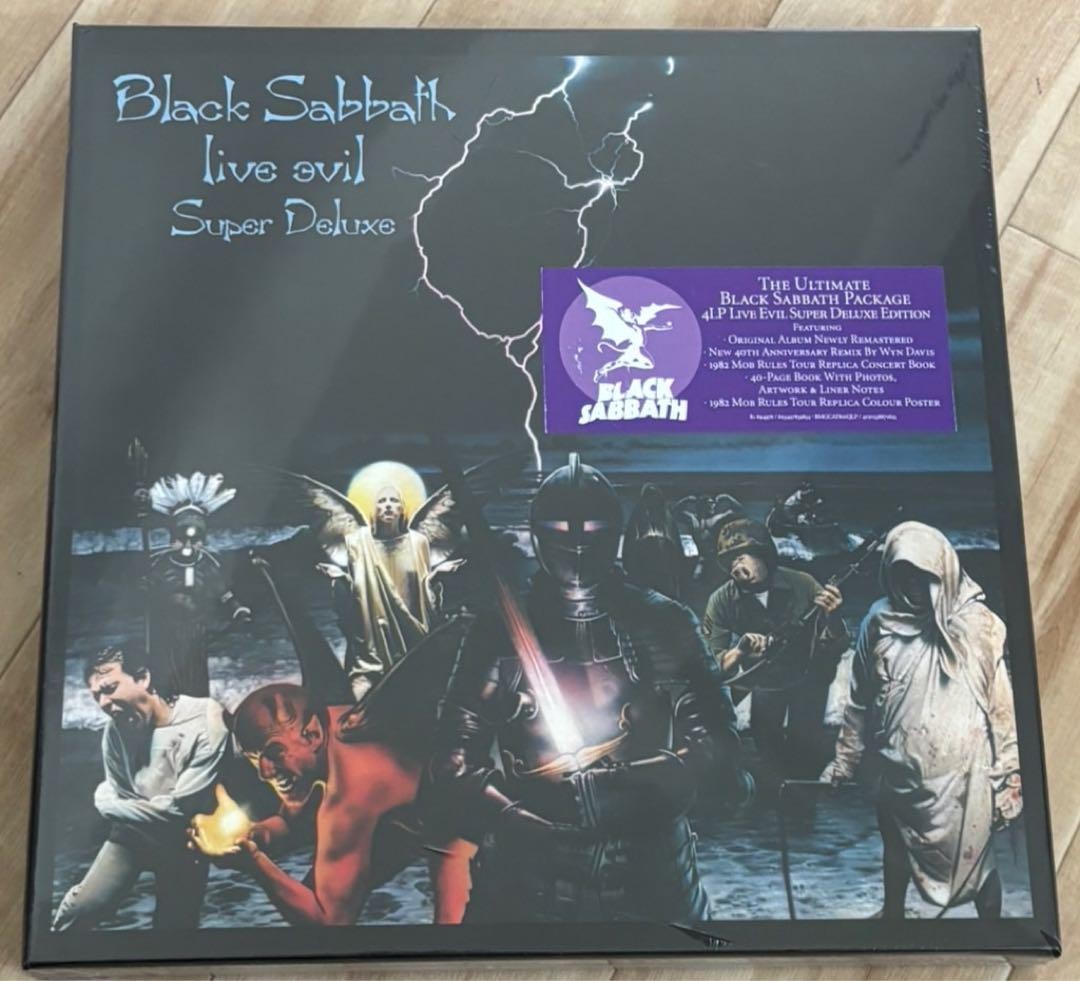 洋楽 BLACK SABBATH / LIVE EVIL SUPER DELUXE BLACK SABBATH - LIVE EVIL [SUPER DELUXE 40TH ANNIVERSARY