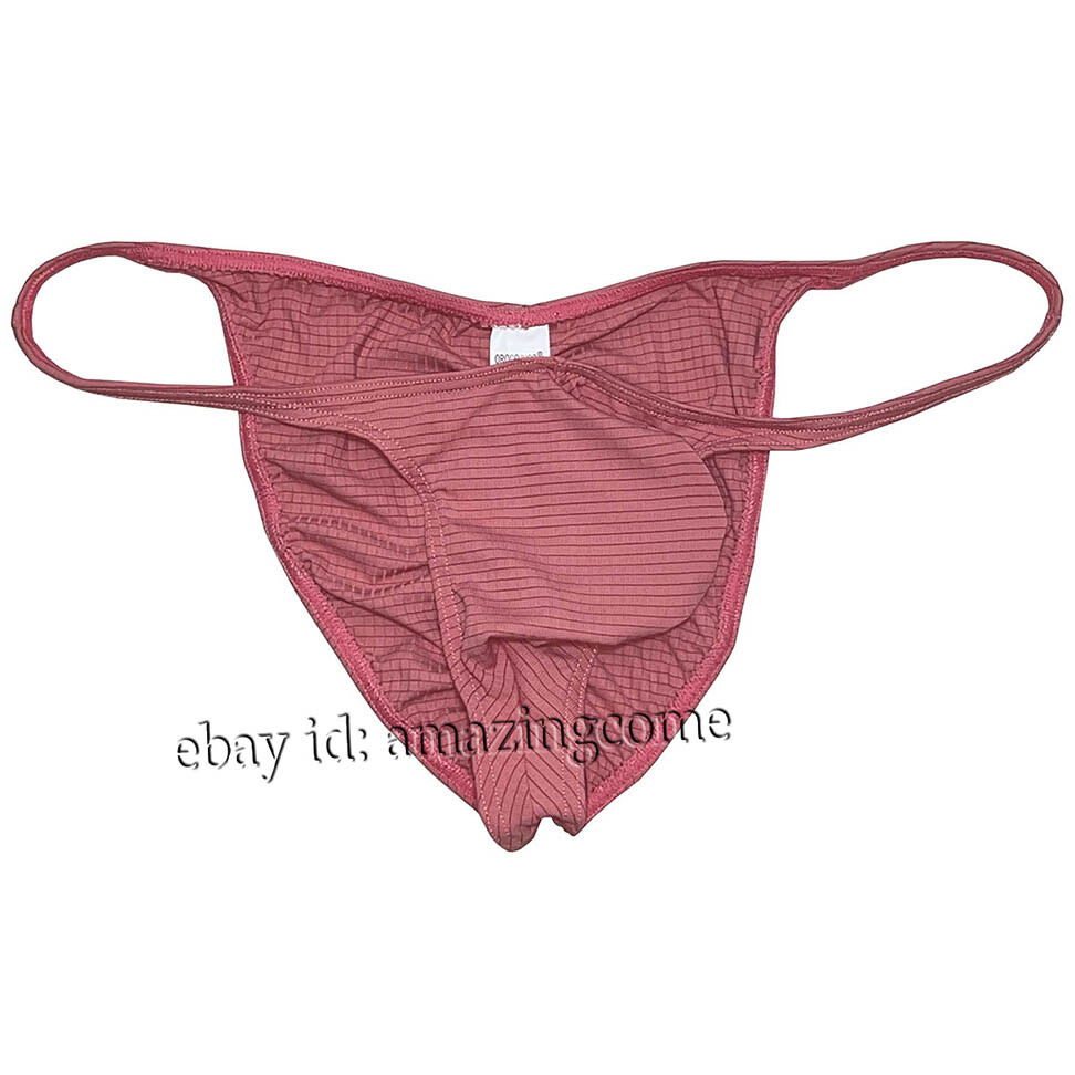 Men Spandex Cheeky Briefs Underwear Pucker Back Hipster Panties Butt