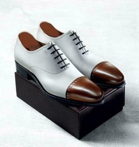 zapatos de vestir blancos hombre