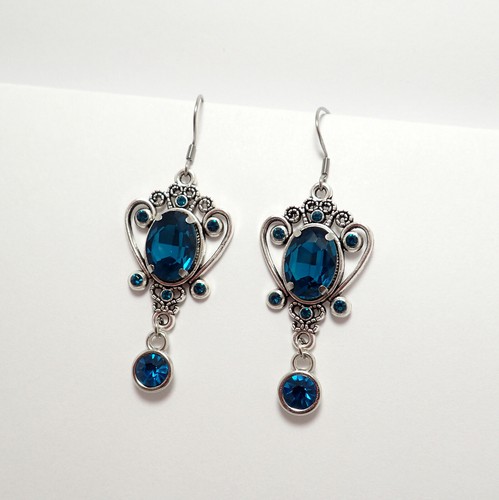 Gothic Victorian Renaissance Medieval Filigree Edwardian Antique Silver Earrings - Picture 19 of 62