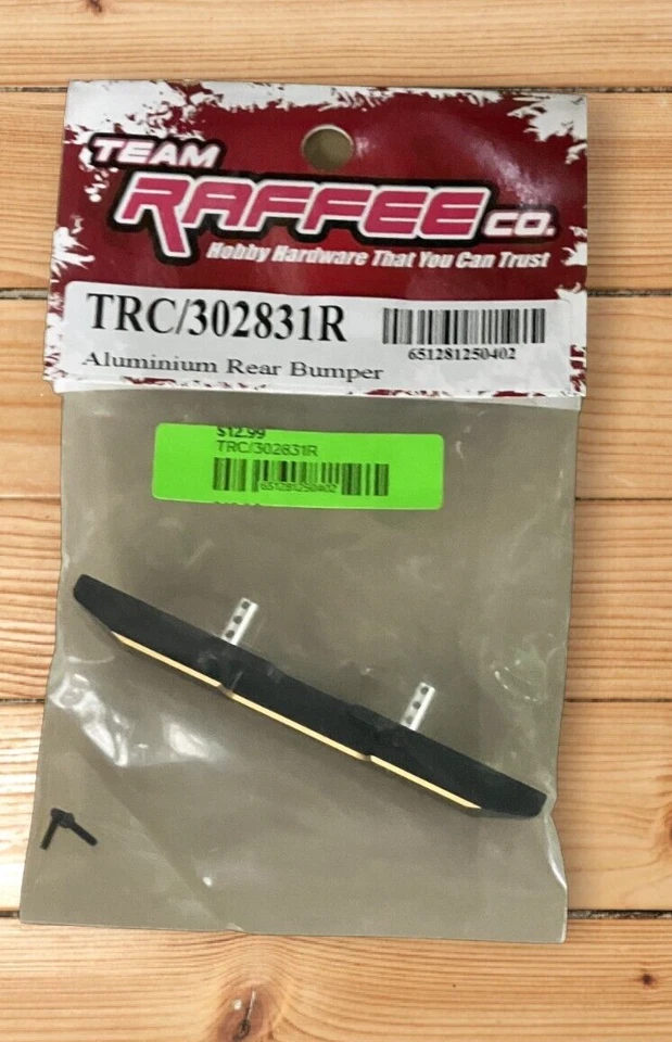 SCX24 TRC/302831R Rear Bumper & DTSCX24-7 3 mm Wheel Hex Brass (3 mm Diameter) - Image 4 of 4