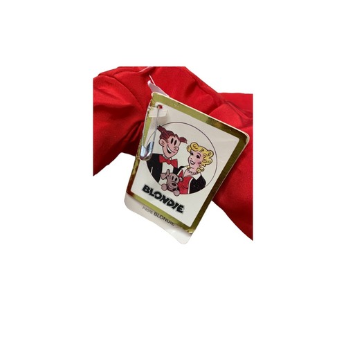 Figura Coleccionable Muñeca Cómic Rubia Vintage Vestido Rojo - Imagen 3 de 4