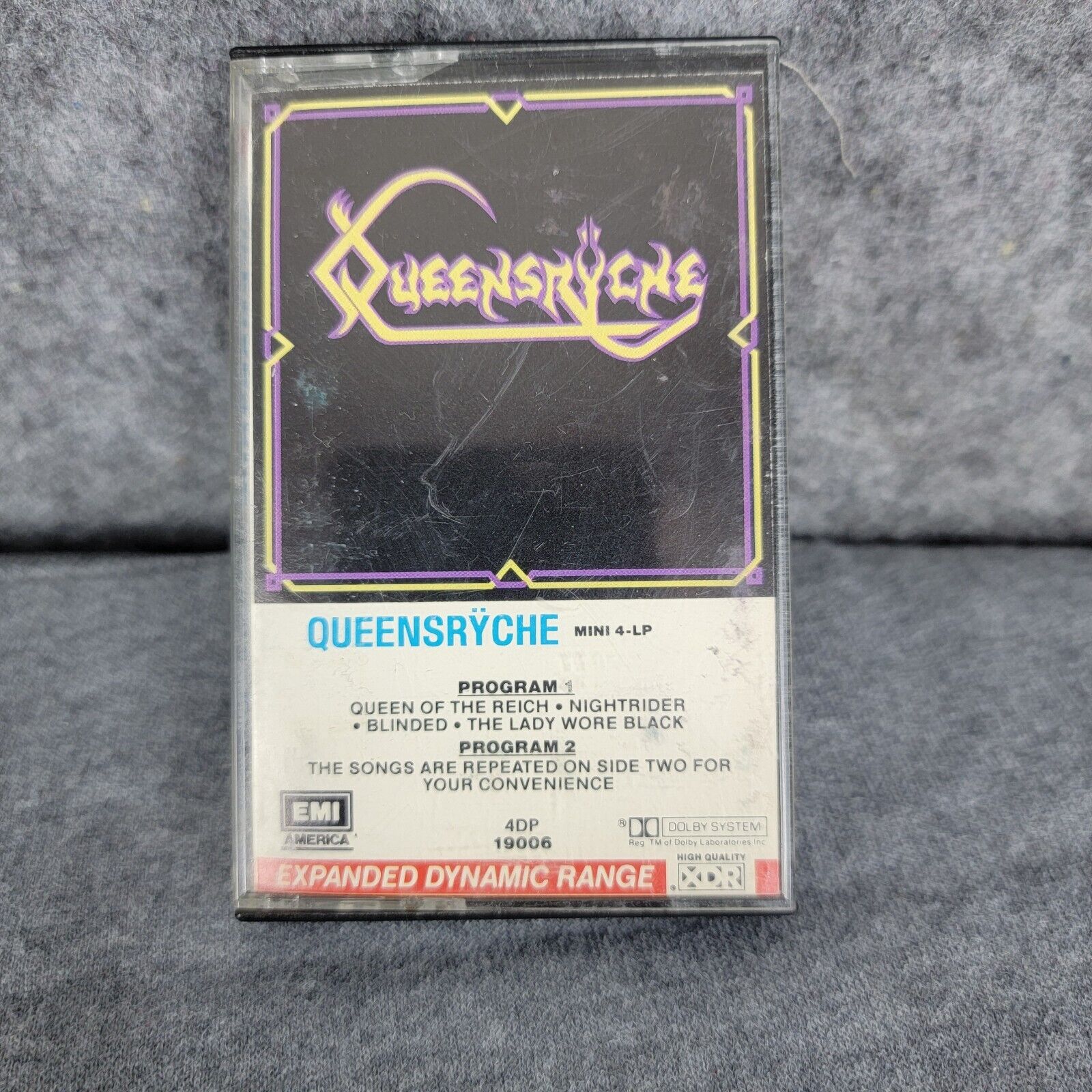 QUEENSRYCHE CASSETTE TAPE Mini 4 LP XDR EMI Straight out of the 80s