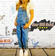 ARIZONA Denim Bib Overalls  32" Waist x 28" Length  (JUNIOR LARGE)