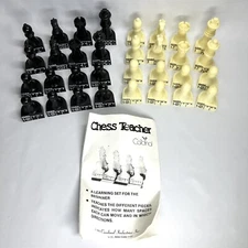 VTG Chess Teacher Replacement Piece White Black Set Instructions PRICE PER PIECE