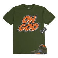 5 Olive Army Solar Orange Black Grey T Shirt Match ONGOD
