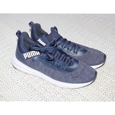 PUMA Enzo Beta Navy Blue Men Sneakers size 10 US athletic Shoes 377982-02