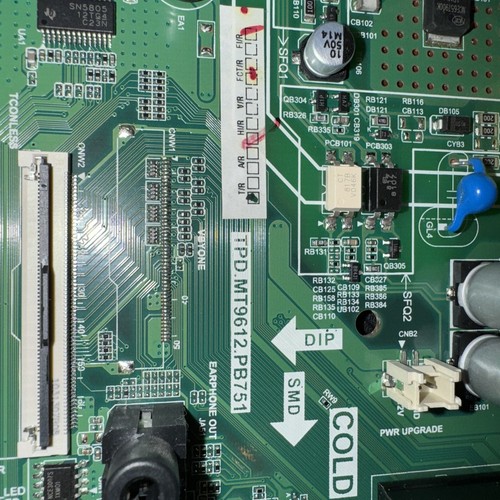 Toshiba 55C350KU Main/PSU board and T-Con WiFi Board Complete Set - Picture 4 of 13