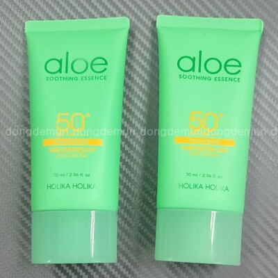 HOLIKA HOLIKA Aloe Waterproof Sun Cream SPF 50+ PA++++ 70ml 2ea