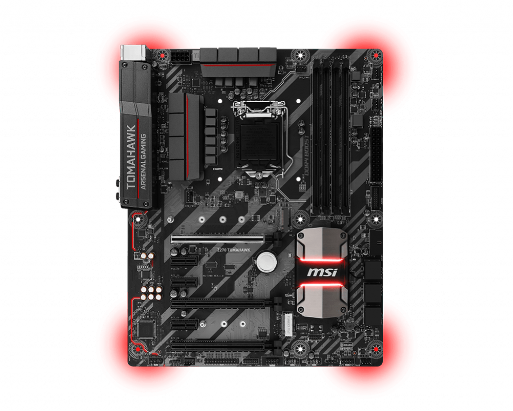 MSI Z270 TOMAHAWK Motherboard Intel Z270 LGA 1151 DDR4 x ATX DVI-D  USB