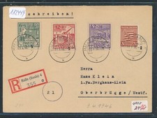 112444) Carta Reco 9.4.46, RZ Hall (Sala) 4 "O", Juego Reconstrucción + 24PF