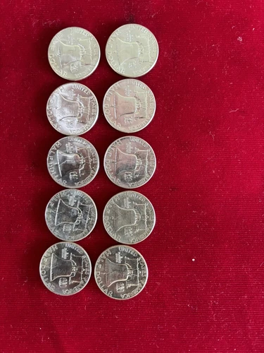 U.S Franklin Half Dollar Unc 1958 to 1963