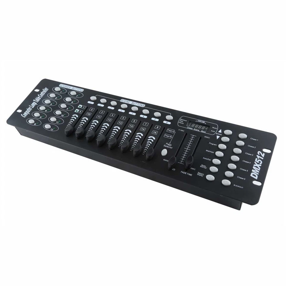 DMX 512 192 Channel Operator Console Controller For Stage DJ Party Lighting - Image 4 of 4