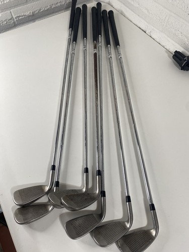 LOT 7 Rusted EZ Lite UP NICKLAUS Golf Irons CLUBS SET RHANDED