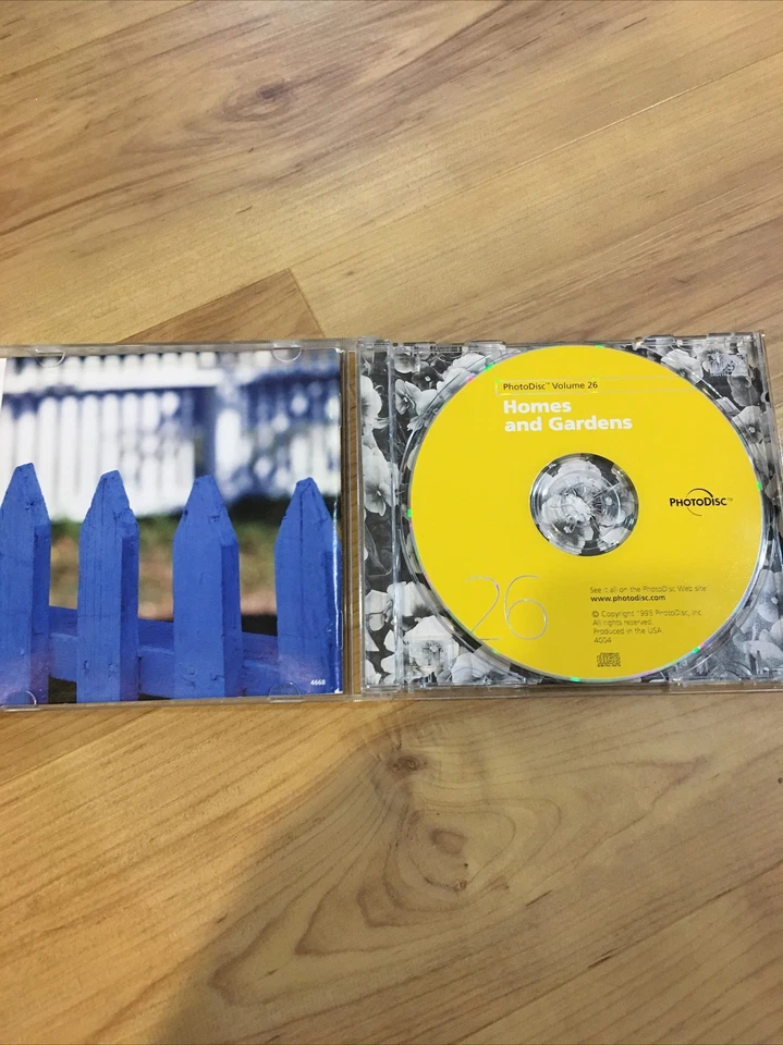 Rare VTG PhotoDisc Volume 26 Homes are Gardens- CD Royalty-Free Stock Photos - Image 2 of 4