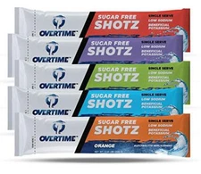 Overtime Electrolyte Drink Mix, Powder Concentrate, Sugar Free, 400 Package Qty