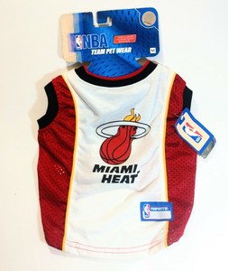 dog miami heat jersey