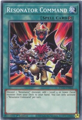 Yugioh Resonator Command ETCO-EN062 Common NM x3 Play Set 