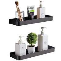 ✅​ Duschablage ✅​Ohne Bohren, Duschregal Selbstklebend Duschkorb Aluminum