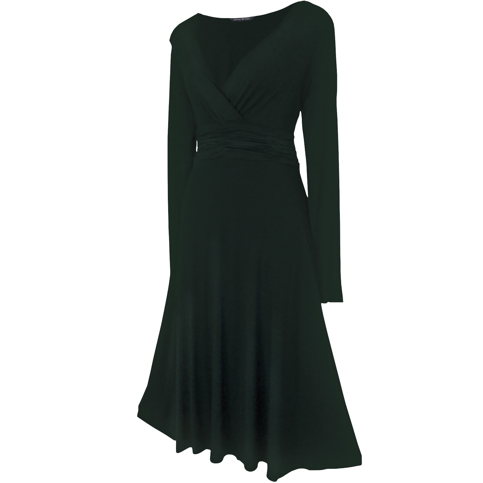 VINTAGE STYLE LONG SLEEVED CALF LENGTH EVENING FORMAL PARTY DRESS SIZES 8 26 eBay