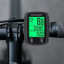 Wired Bike Bicycle Speedometer Cycle Digital Odometer Computer Waterproof LCD