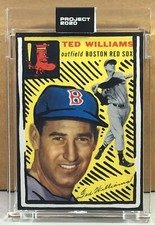 TOPPS PROJECT 2020 #246 TED WILLIAMS by JOSHUA VIDES Print Run 2150