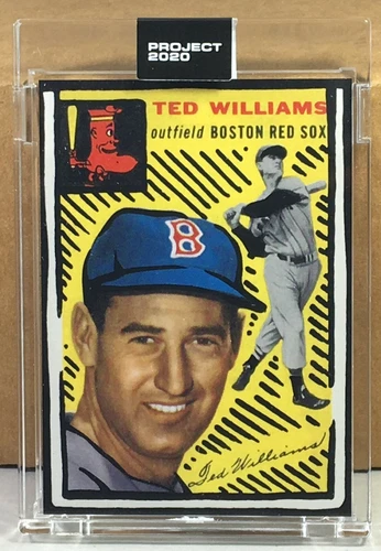 TOPPS PROJECT 2020 #246 TED WILLIAMS by JOSHUA VIDES Print Run 2150