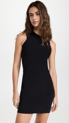VB Body by Victoria Beckham Black Sleeveless Fitted Mini