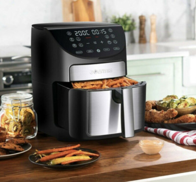 Gourmia Digital Food Black Single Zone Healthy Fryer Frying