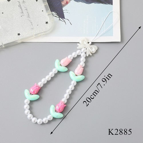 Bracelet Mobile Téléphone Charm Perles Chaîne Mode Bijoutier Anti-Perte Téléphone Cordon - Photo 43/51