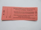 2010 National Sports Collectors Convention Free Drawing ticket