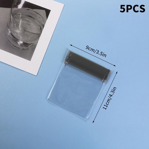 5pcs Pill Pouch Bags Zippered Pill Pouch Reusable Clear Pill Bags Self Sealing - Imagen 14 de 19