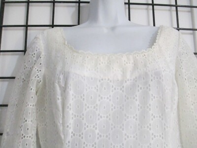 VINTAGE CALIFORNIA CALLIOPE ==SMALL / 36" BUST==AQUA & WHITE / MAXI DRESS  | eBay